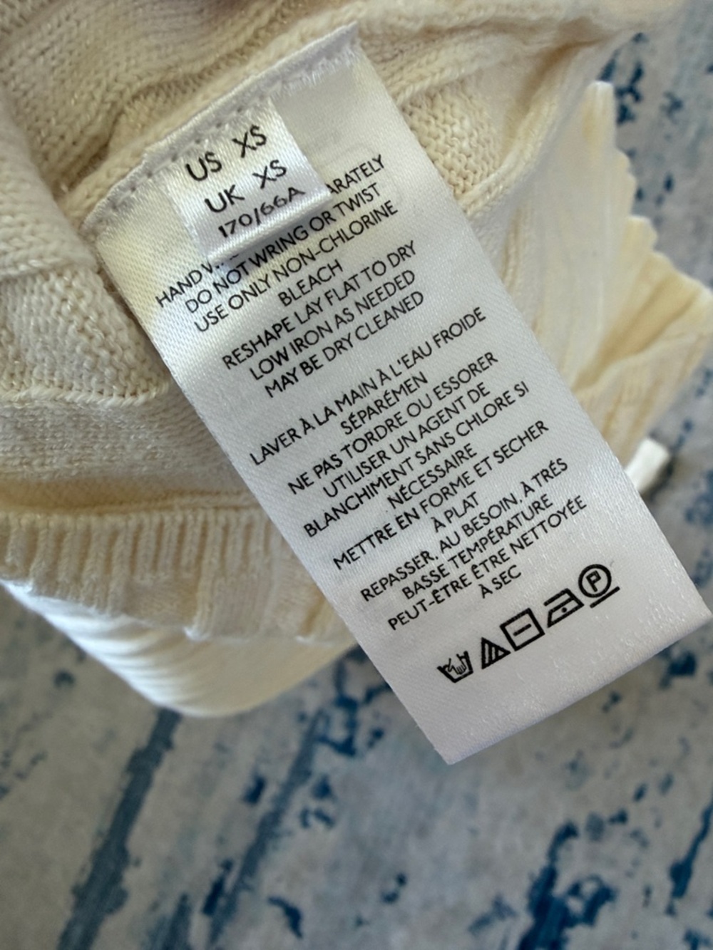 Free People Cream Ribbed Knit Strapless Dress - Picture 5 of 6